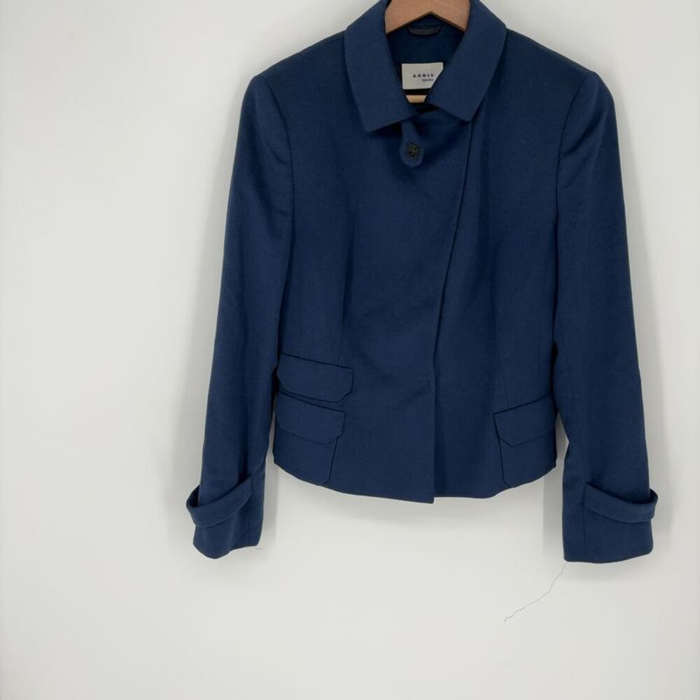 Akris Punto Angora Beautiful Blue Jacket